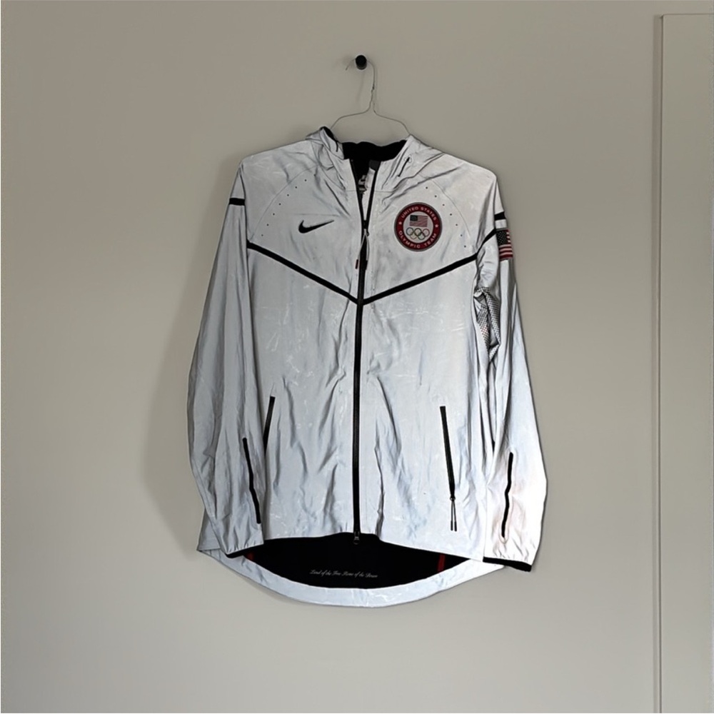 Nike Black and Gray Hooded Jacket US olympic team 2012